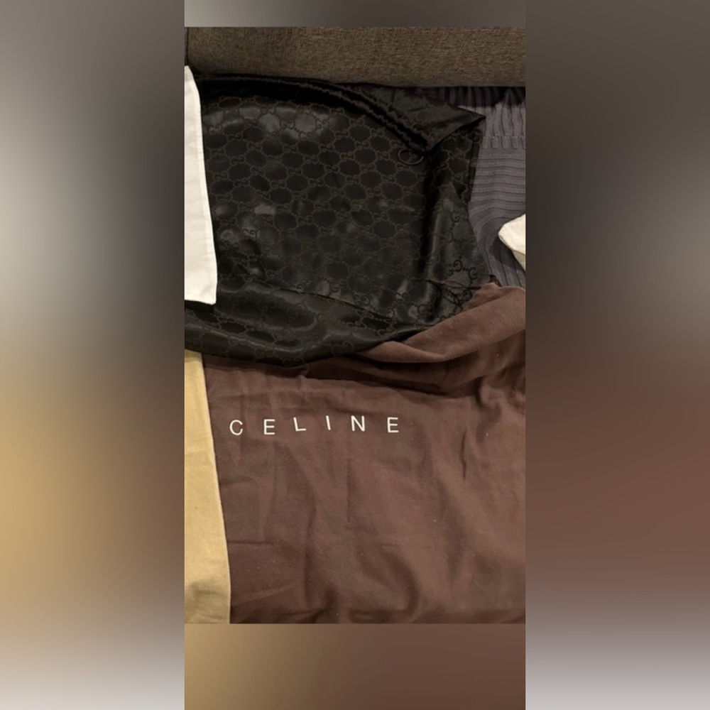 Celine and Gucci Dustbags